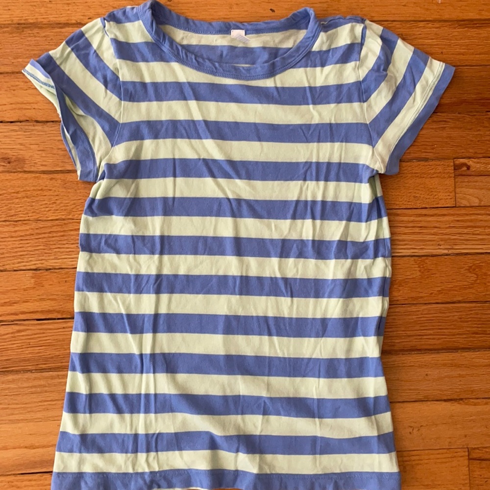 Jcrew stripped t-shirt.